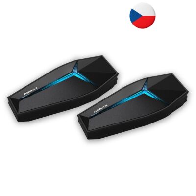 Asmax FUTURE-1 Mesh-10 Magnetic Interkom DUO na motocykl